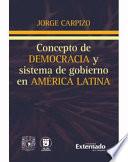 libro Concepto De Democracia Y Sistema De Gobierno En América Latina disponible para descargar gratis libro Concepto De Democracia Y Sistema De Gobierno En América Latina