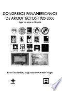 Congresos Panamericanos De Arquitectos 1920 2000