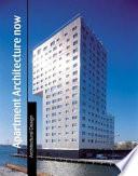 libro Apartment Architecture Now