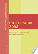 Ciuti Forum 2008