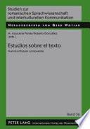 Estudios Sobre El Texto