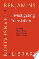 libro Investigating Translation