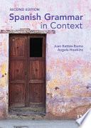 libro Spanish Grammar In Context