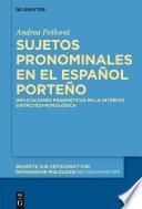 Sujetos Pronominales En El Español Porteño