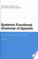 Systemic Functional Grammar Of Spanish