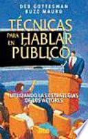 libro Técnicas Para Hablar En Público