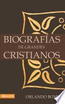 libro Biografías De Grandes Cristianos