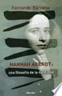 libro Hannah Arendt