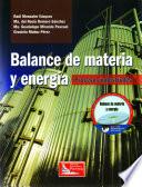 Balance De Materia Y Energía