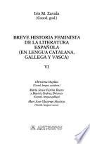 libro Breve Historia Feminista De La Literatura Española (en Lengua Castellana)