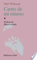 libro Canto De Mi Mismo