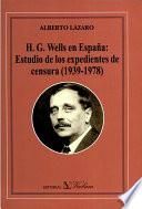 libro H.g. Wells En España