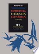 libro Hemeroteca Literaria Española