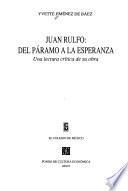 libro Juan Rulfo, Del Páramo A La Esperanza