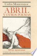 libro Abril, Y Otros Poemas