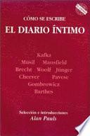 libro Cómo Se Escribe El Diario íntimo