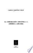 libro La Emigración Española A América