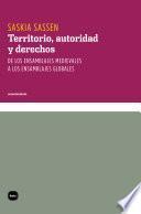 libro Territorio, Autoridad Y Derechos