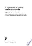 libro 84 Experimentos De Química Cotidiana En Secundaria