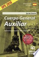 libro Cuerpo General Auxiliar Administración Del Estado. Test Del Temario