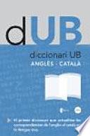 libro Diccionari Ub. Anglès Català