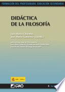 libro Didáctica De La Filosofía