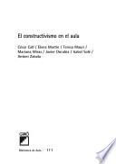 libro El Constructivismo En El Aula