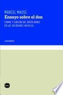 libro Ensayo Sobre El Don