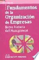 libro Fundamentos De La Organización De Empresas