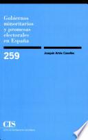 Gobiernos Minoritarios Y Promesas Electorales En España