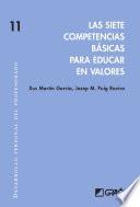 libro Las Siete Competencias Básicas Para Educar En Valores