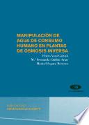 libro Manipulación De Agua De Consumo Humano En Plantas De ósmosis Inversa