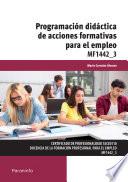 libro Mf1442_3   Programación Didáctica De Acciones Formativas Para El Empleo