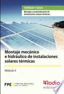 Montaje Mecánico E Hidráulico De Instalaciones Solares Térmicas