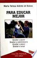 libro Para Educar Mejor