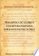 Pragmática De La Lírica Y Escritura Femenina