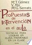 Propuestas De Intervención En El Aula