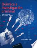 libro Química E Investigación Criminal