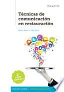 libro Técnicas De Comunicación En Restauración 2.ª Edición 2017