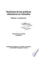 libro Tensiones De Las Políticas Educativas En Colombia