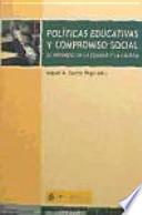 libro Políticas Educativas Y Compromiso Social