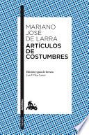 Artículos De Costumbres