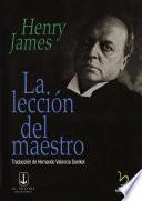 libro La Lección Del Maestro