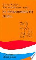 libro El Pensamiento Débil