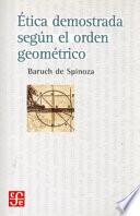 libro Ética Demostrada Según El Orden Geométrico