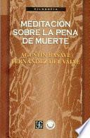 libro Meditación Sobre La Pena De Muerte