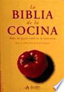 libro Biblia De La Cocina