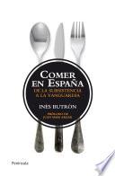 libro Comer En EspaÃ±a