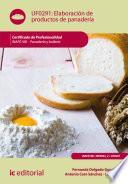 libro Elaboración De Productos De Panadería. Inaf0108