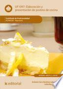 libro Elaboración Y Presentación De Postres De Cocina. Hotr0509